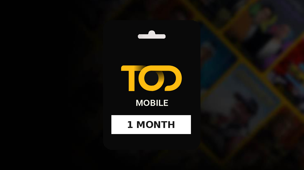 TOD TV Mobile 1 Month Subscription Key AE screenshot 1
