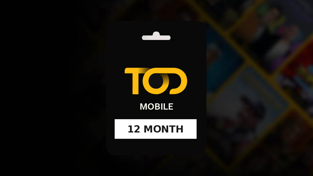 TOD TV Mobile 12 Month Subscription Key KW screenshot 1
