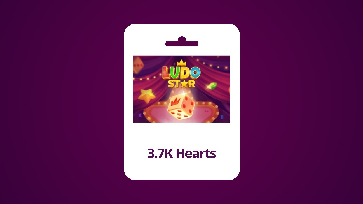 Ludo Star 3.7K Hearts Gift Card  screenshot 1