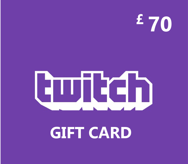 Twitch GBP 70 Gift Card UK