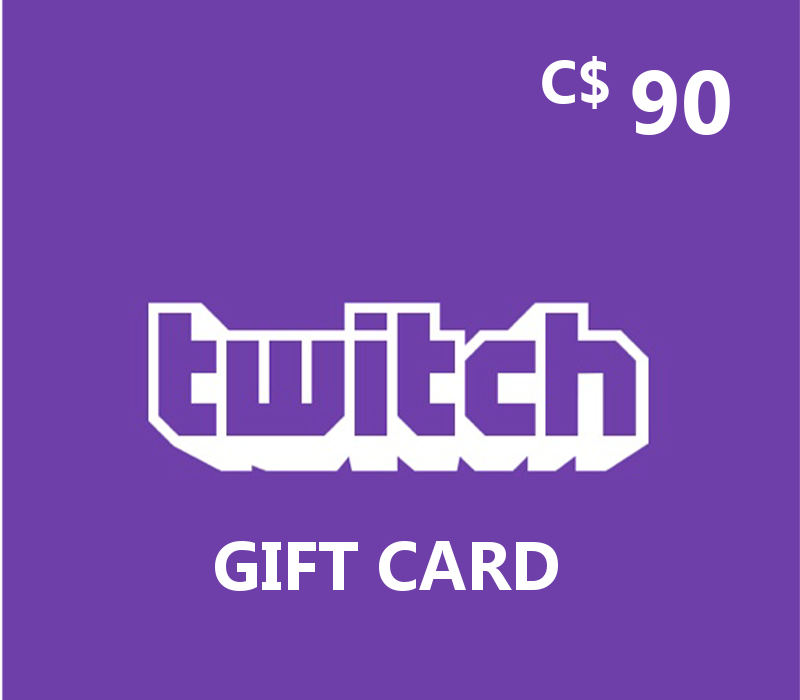 Twitch CAD 90 Gift Card CA