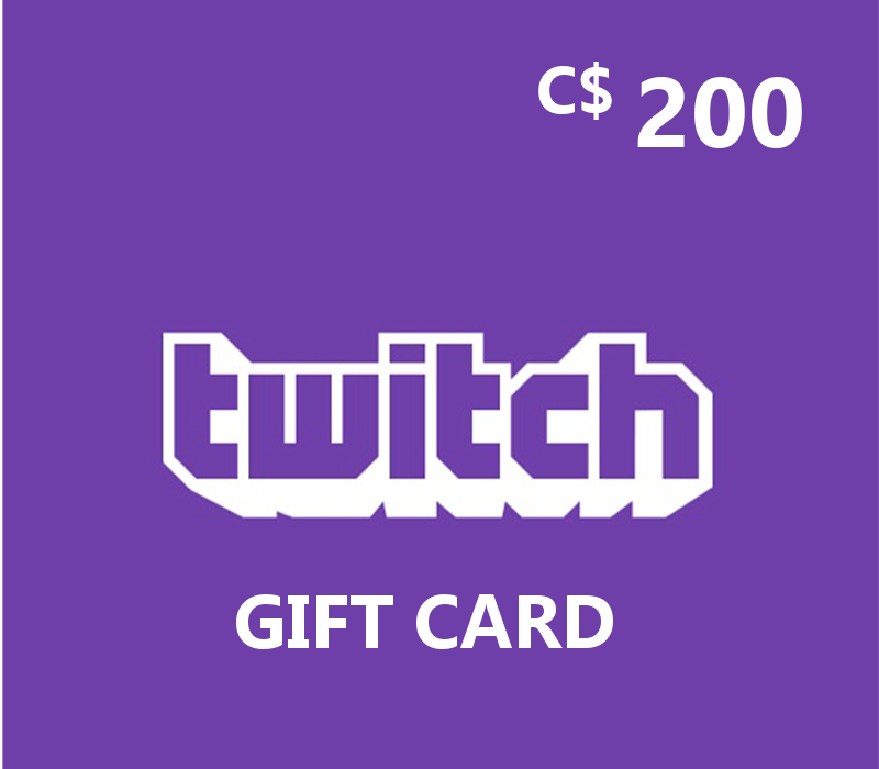 Twitch CAD 200 Gift Card CA