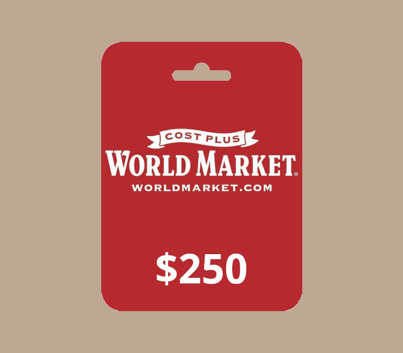 Cost Plus World Market USD 250 Gift Card US