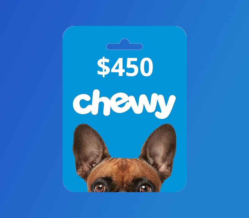 Chewy USD 450 Gift Card US