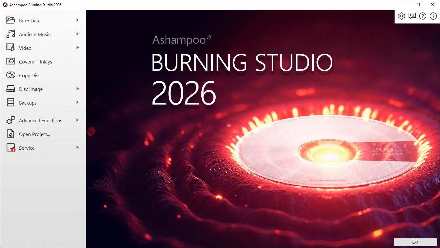 Ashampoo Burning Studio 2026 CD Key (2 PCs) screenshot 1