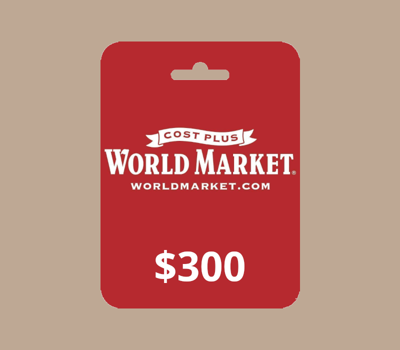 Cost Plus World Market USD 300 Gift Card US