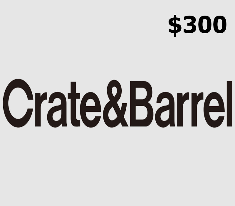 Crate and Barrel USD 300 Gift Card US