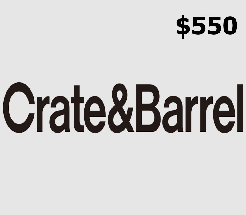 Crate and Barrel USD 550 Gift Card US