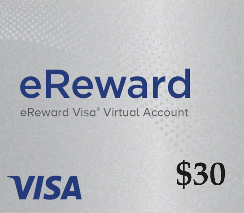 Prepaid Visa eReward USD 30 Gift Card US