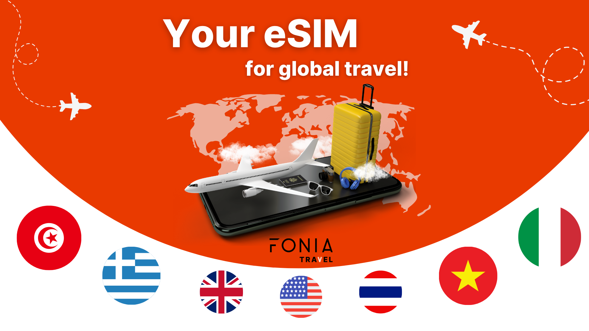eSIM Fonia Travel Europe - 20 GB Data (valid for 30 Days) screenshot 1