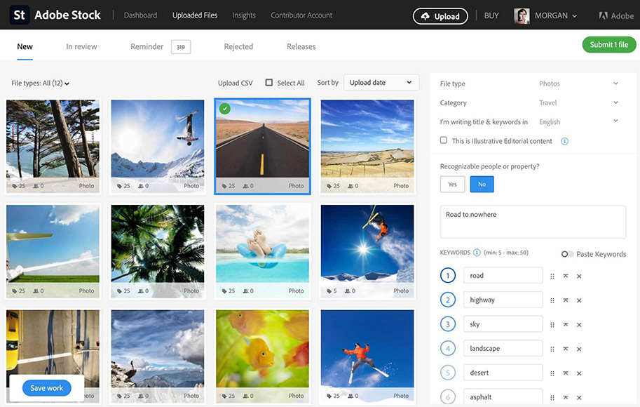 Adobe Stock 3 Month Subscription Key (10 Stock credits/mo) screenshot 2