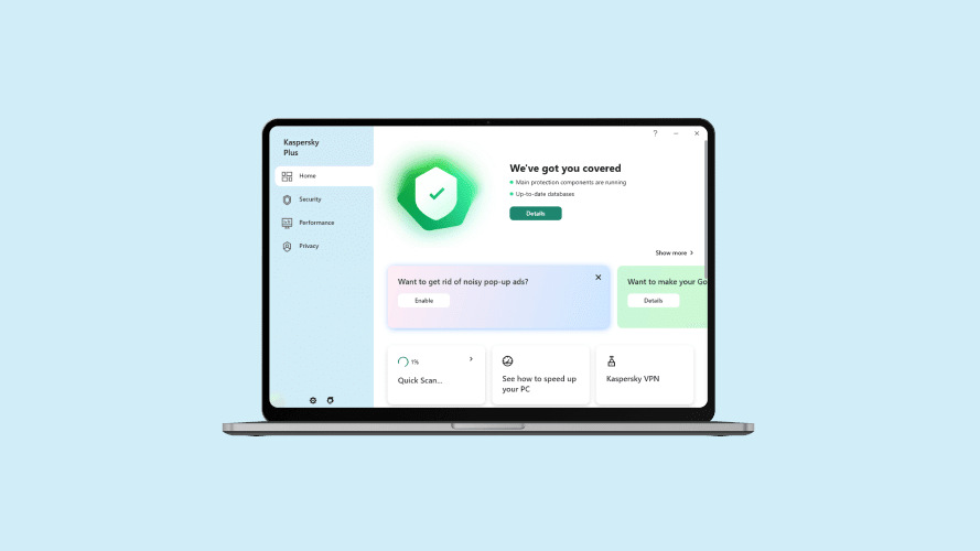 Kaspersky Plus UK Key (1 Year / 1 Device) screenshot 1