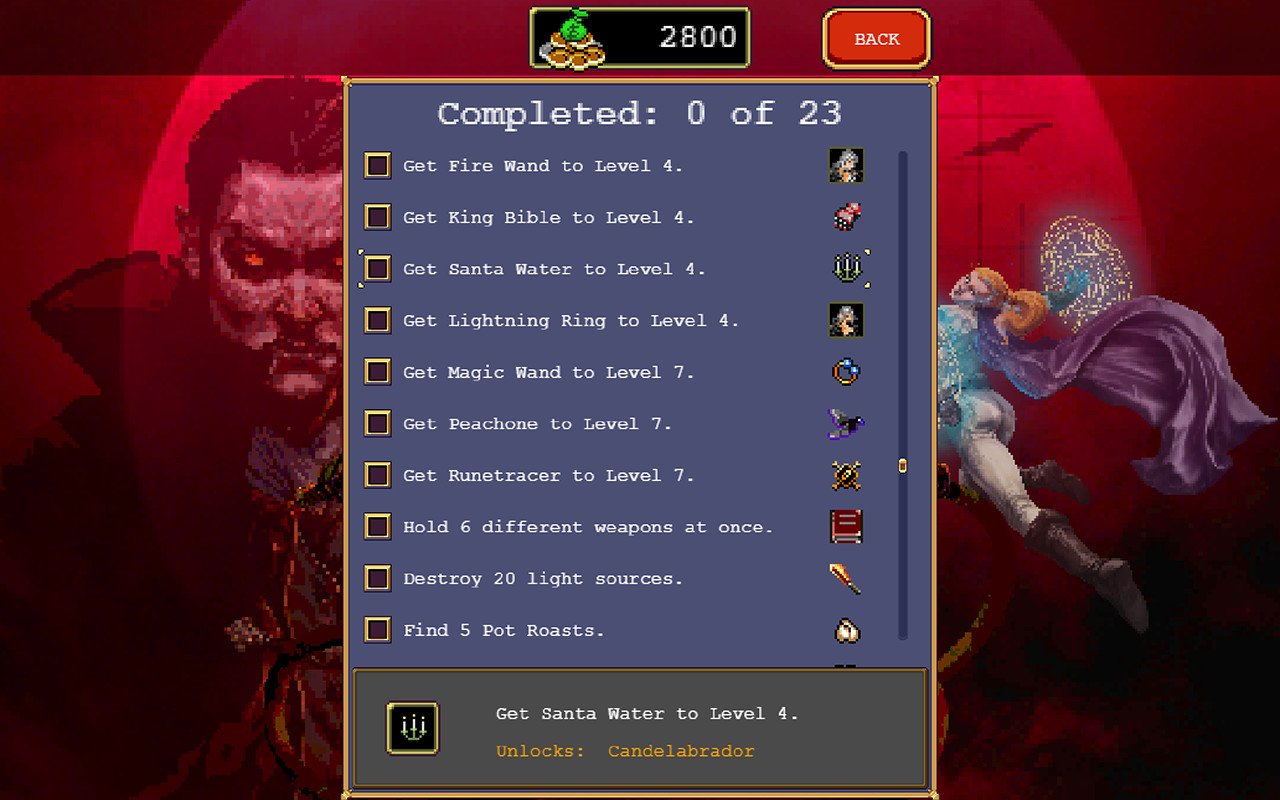 Vampire Survivors PC Steam CD Key (valid until January, 2027) screenshot 5