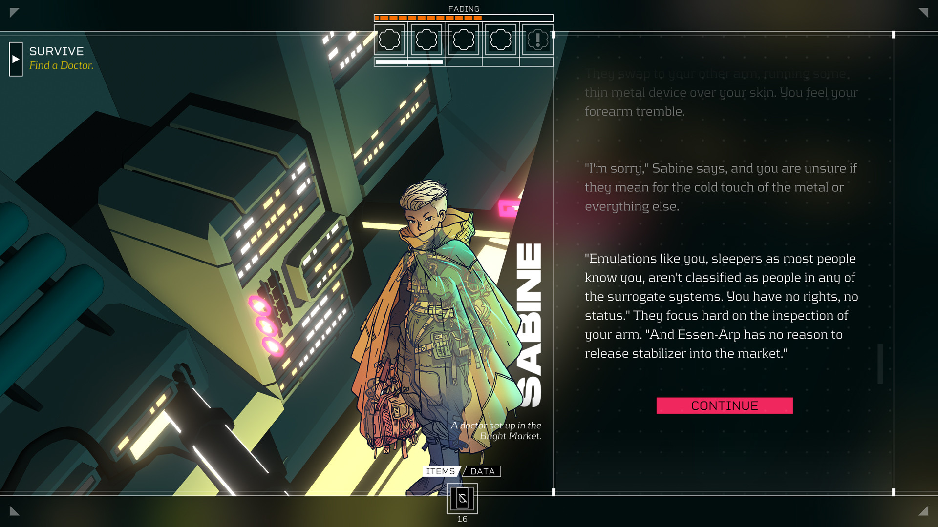 Citizen Sleeper PC Steam CD Key (valid until December 2026) screenshot 7