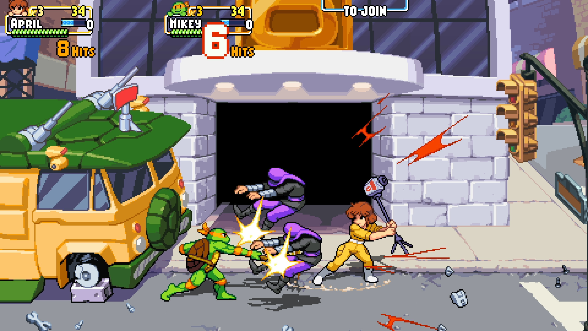 Teenage Mutant Ninja Turtles: Shredder's Revenge EU Steam CD Key screenshot 7