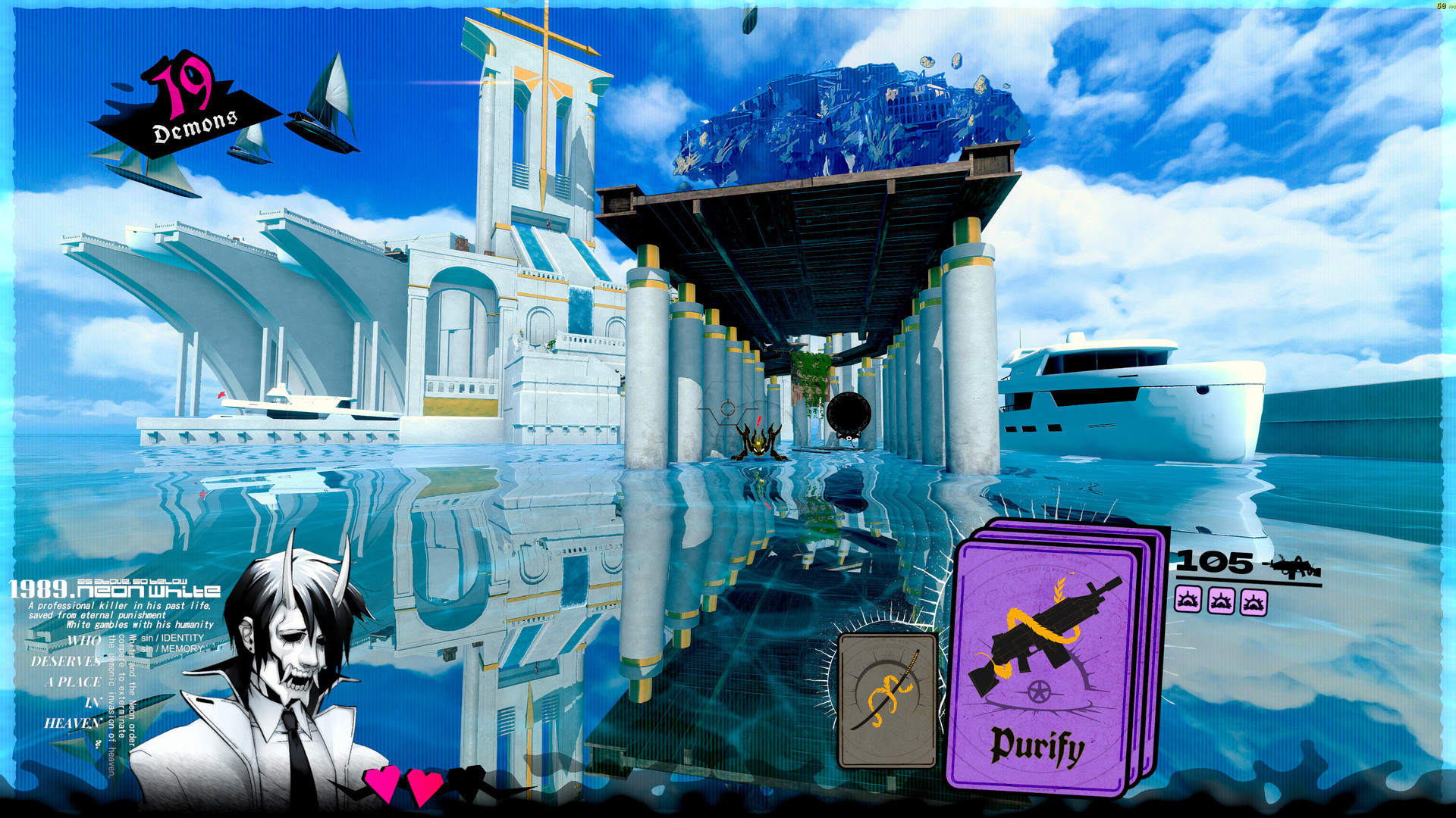 Neon White EU PC Steam CD Key screenshot 5
