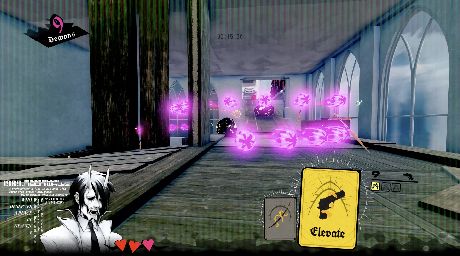 Neon White EU PC Steam CD Key screenshot 4