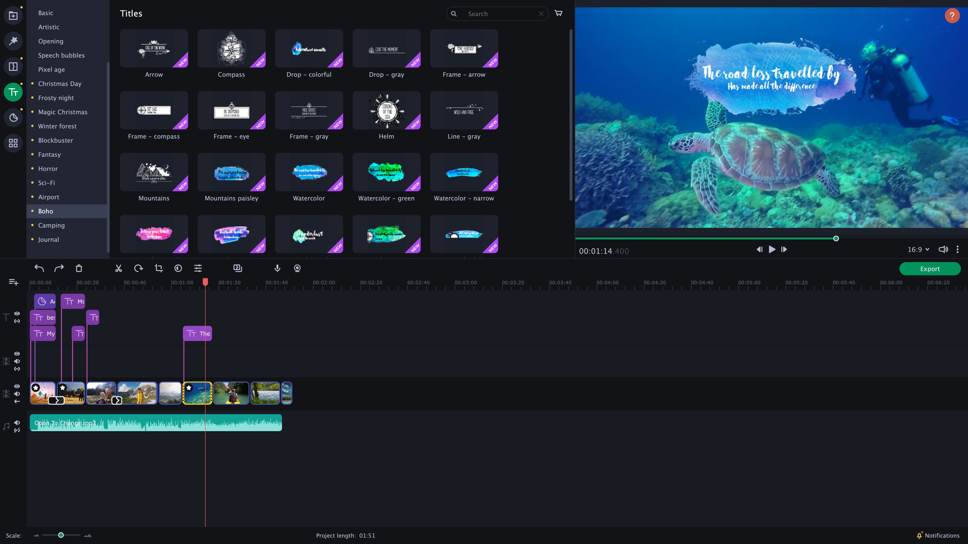 Movavi Slideshow Maker 8 - Travel Set Effects DLC Steam CD Key screenshot 2