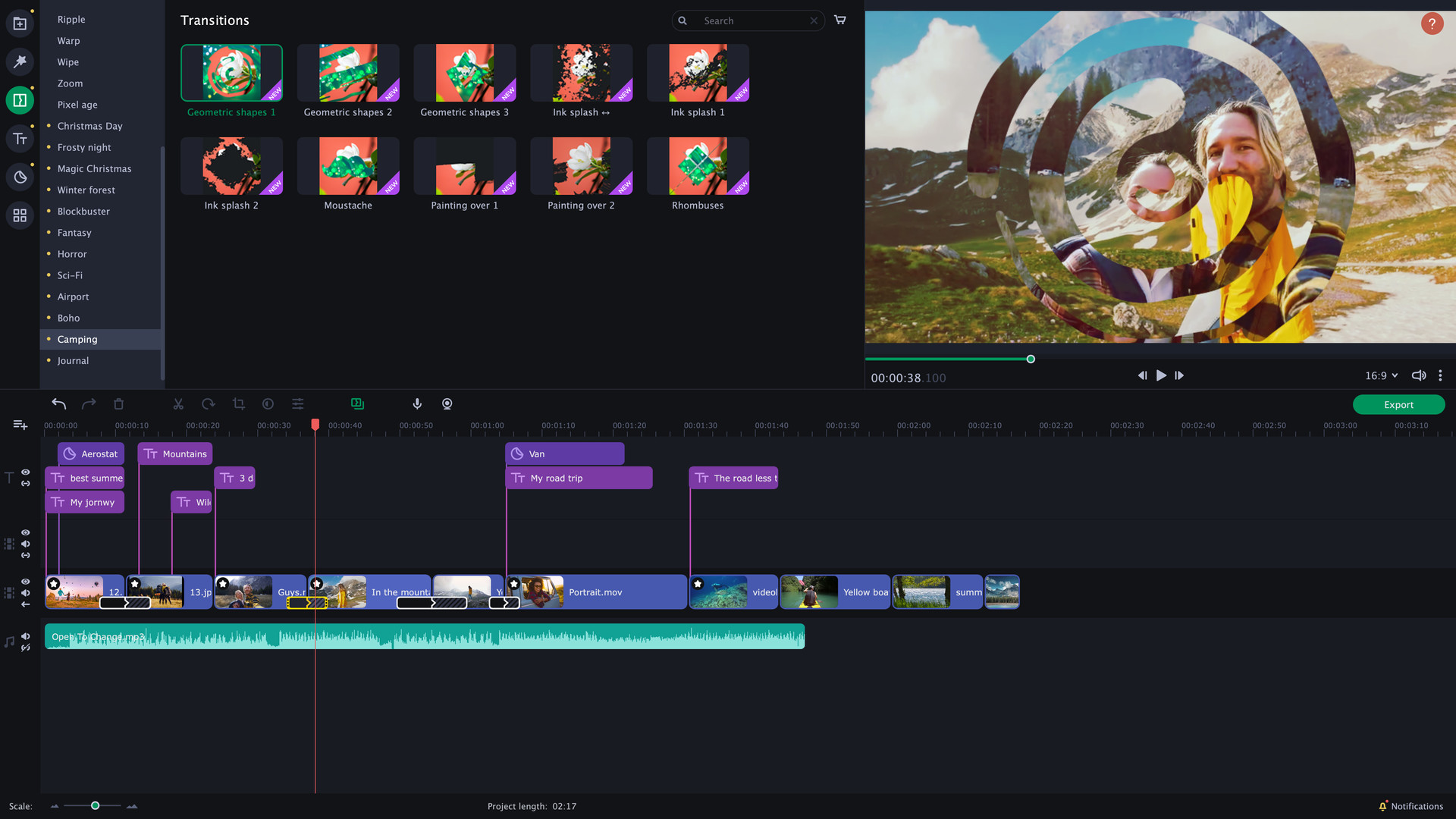 Movavi Slideshow Maker 8 - Travel Set Effects DLC Steam CD Key screenshot 5