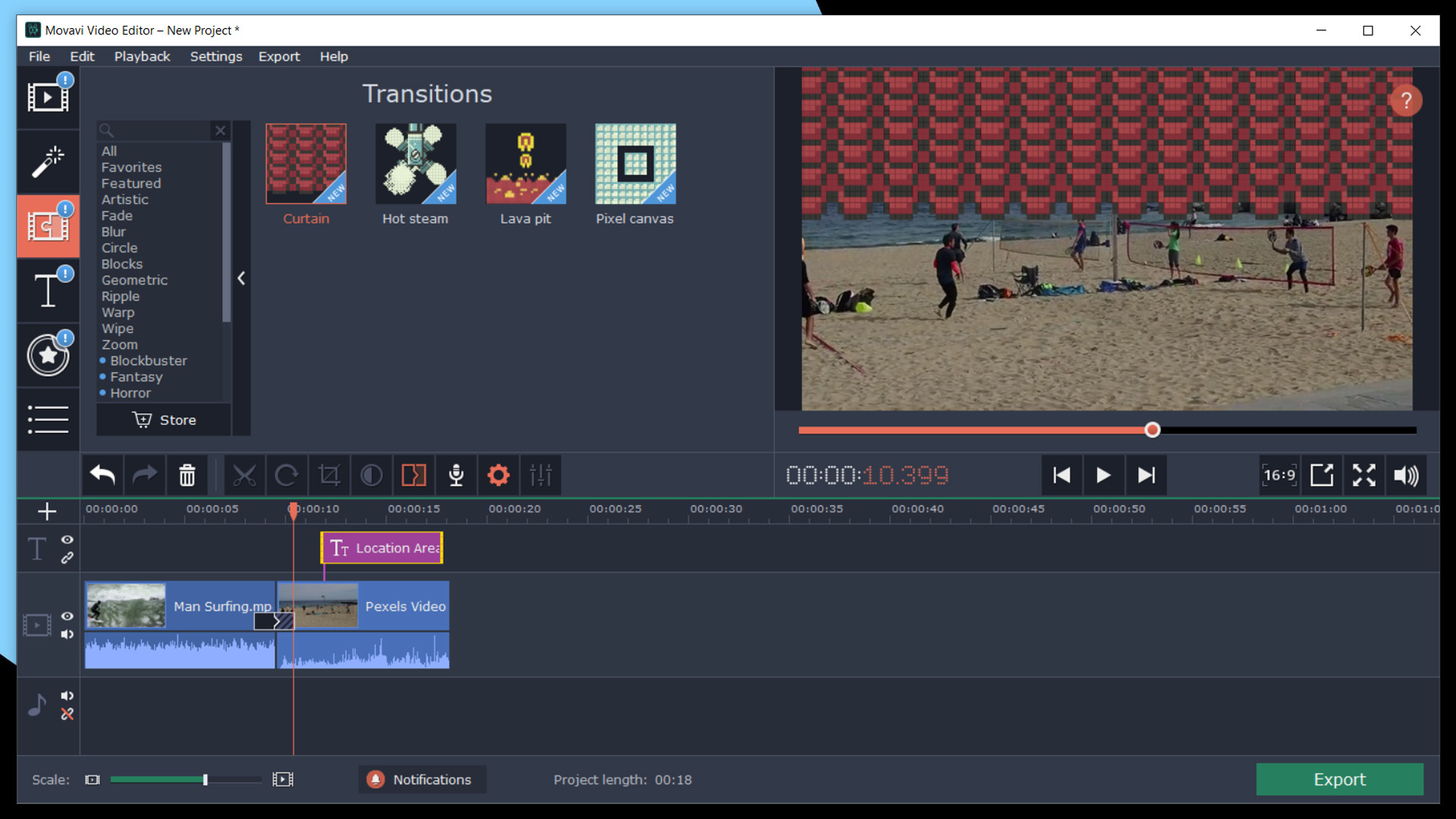 Movavi Video Editor Plus 2020 - Pixel Age Pack DLC Steam CD Key screenshot 2