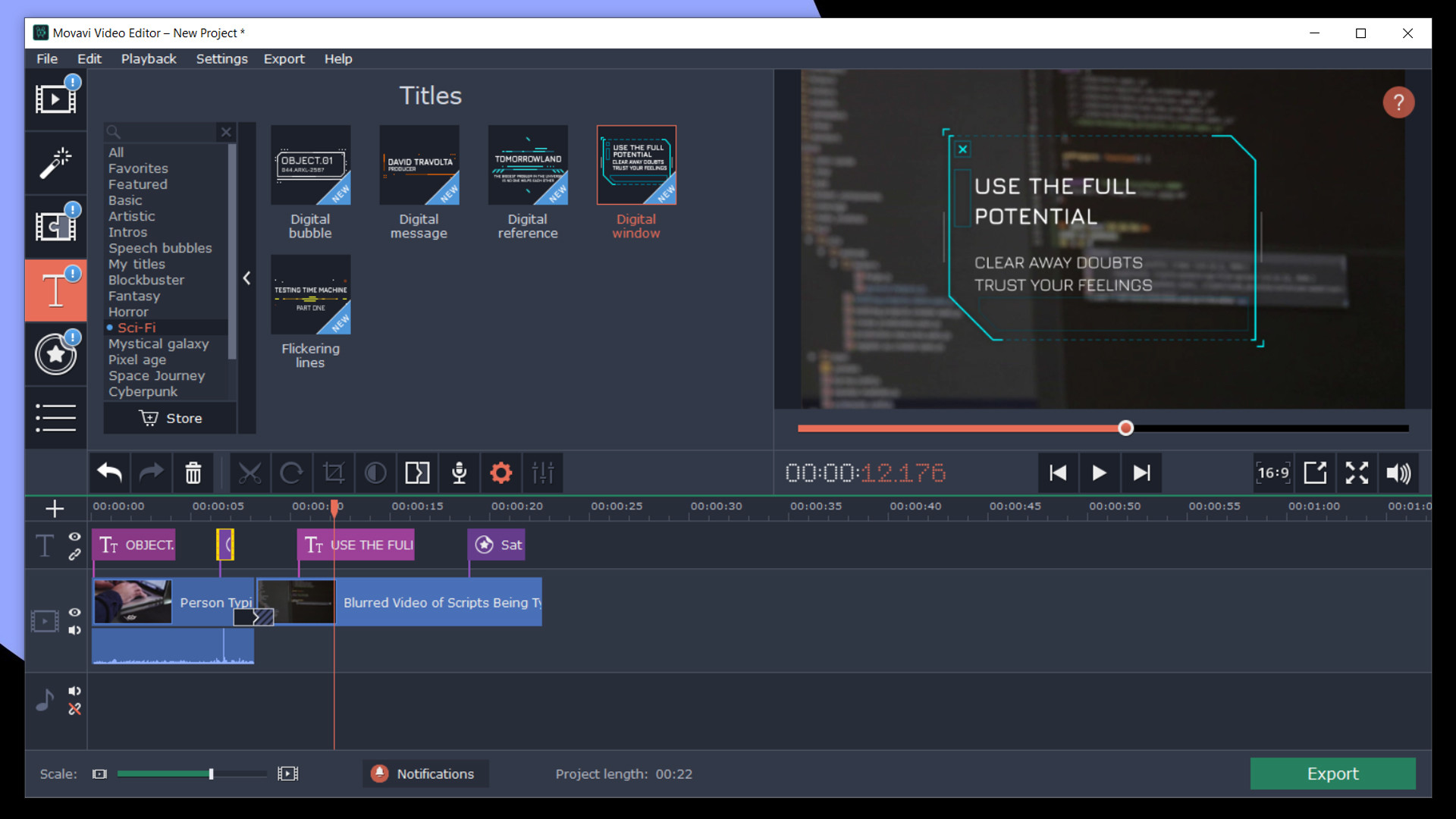 Movavi Video Editor Plus 2020 - Cinematic Set Effects DLC Steam CD Key screenshot 7