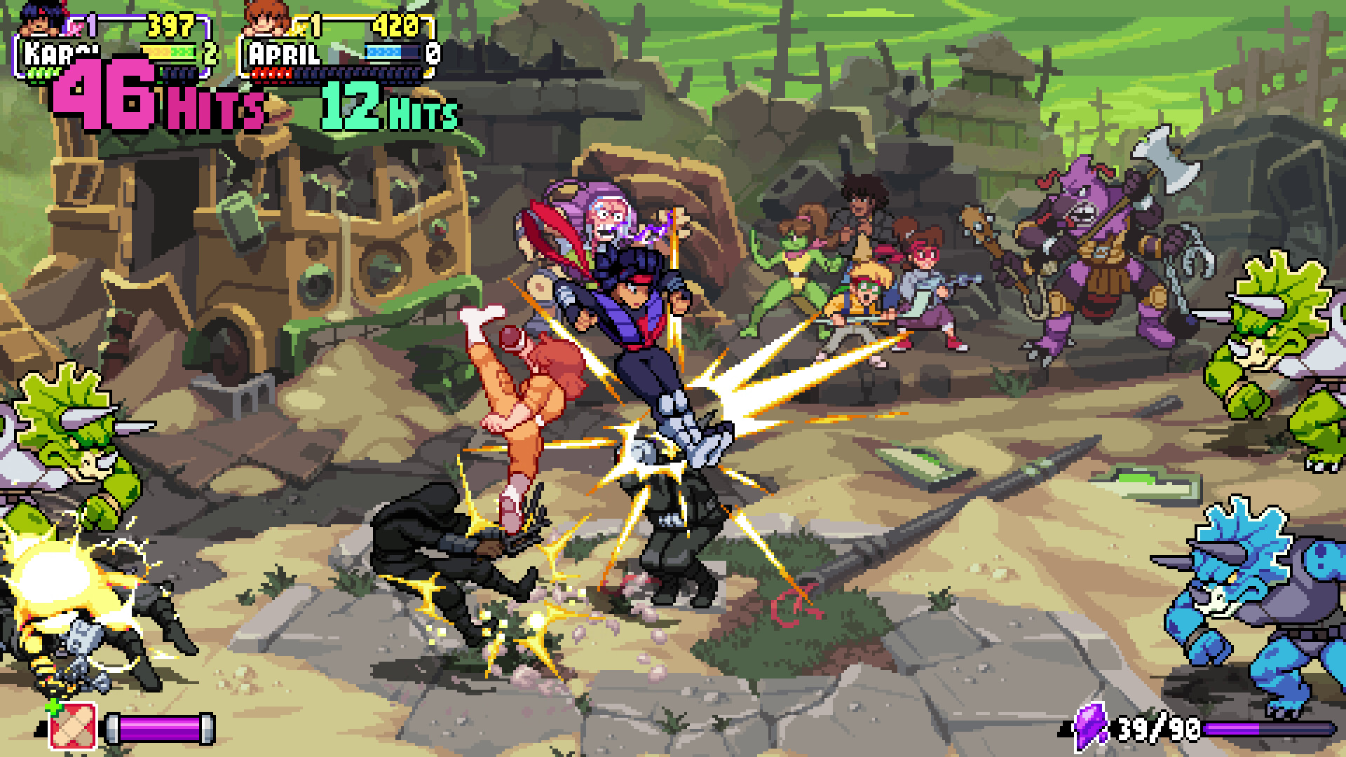 Teenage Mutant Ninja Turtles: Shredder's Revenge - Dimension Shellshock DLC AR XBOX One / Xbox Series X|S / Windows 10 CD Key screenshot 4