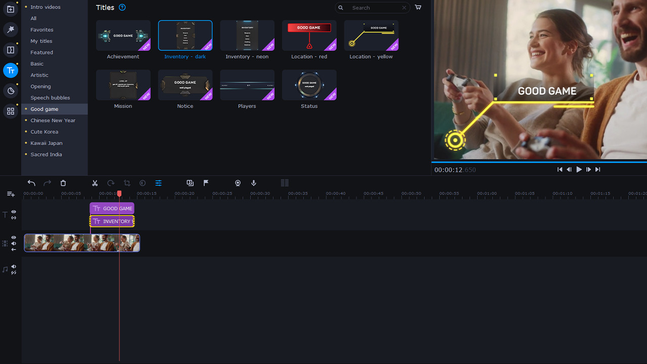 Movavi Video Editor 2023 - Good Game Pack DLC PC Steam CD Key screenshot 3