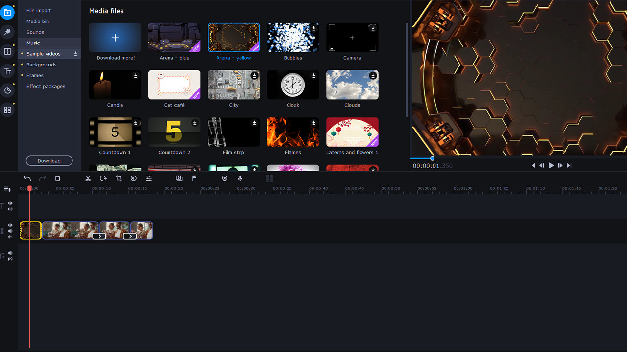 Movavi Video Editor 2023 - Good Game Pack DLC PC Steam CD Key screenshot 2