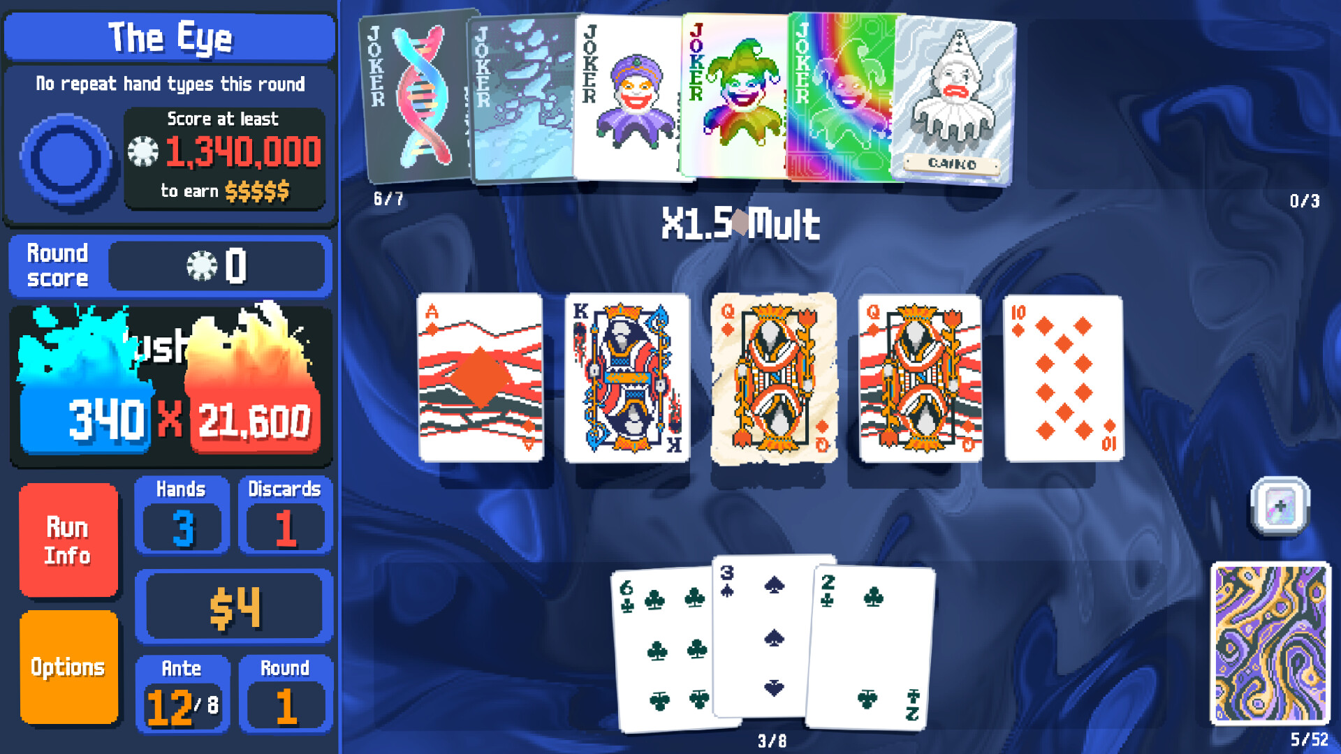 Balatro PC Steam CD Key screenshot 1