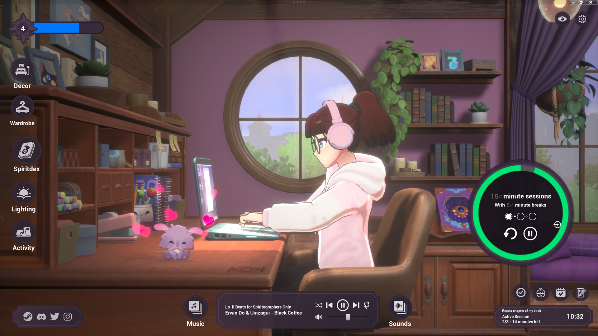 Spirit City: Lofi Sessions PC Steam CD Key screenshot 1