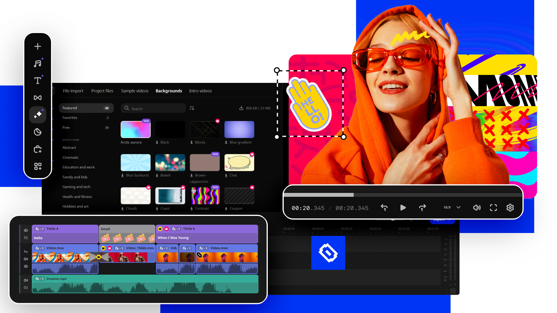 Movavi Video Editor 2025 PC Steam CD Key screenshot 5