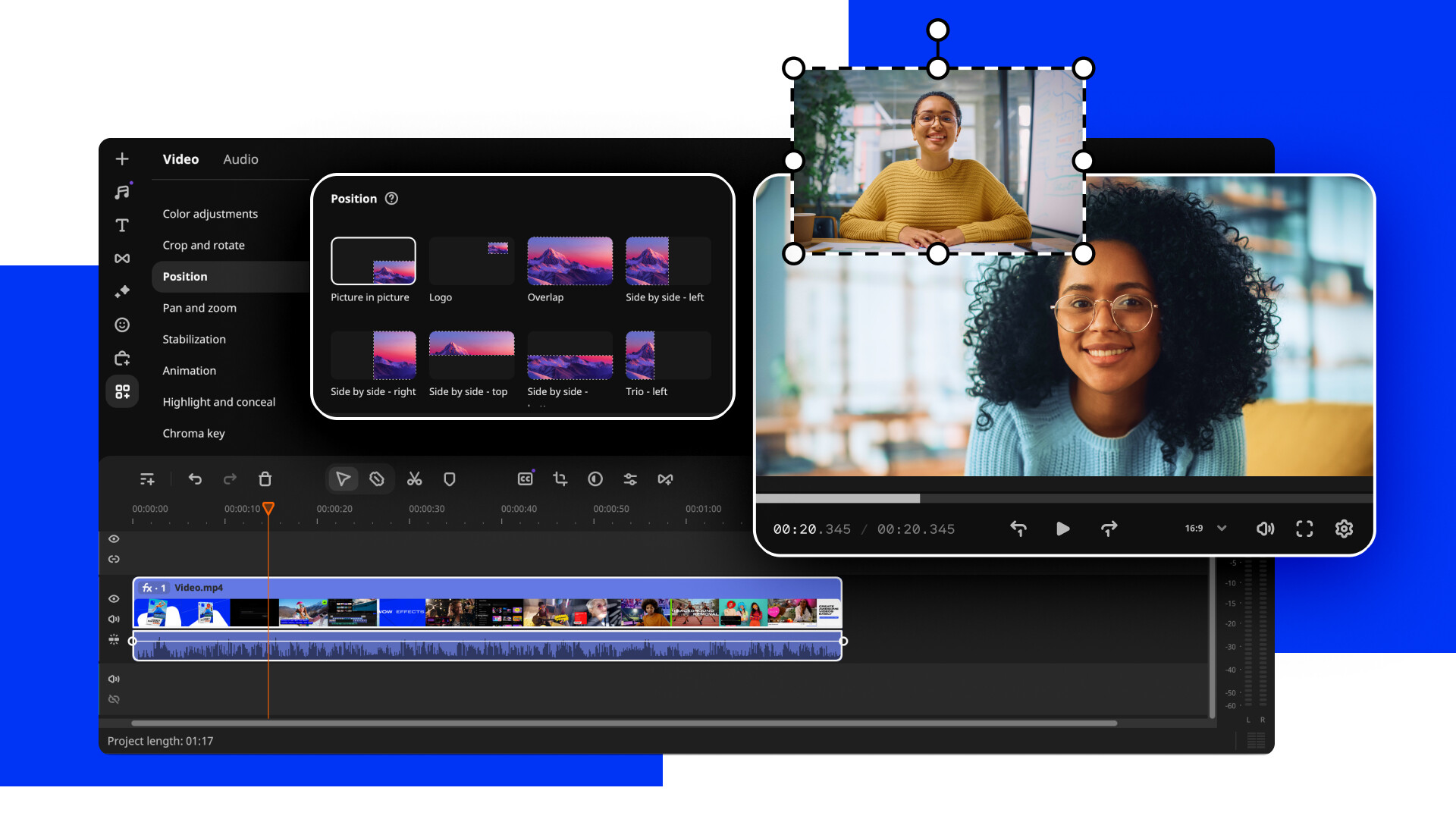 Movavi Video Editor 2025 PC Steam CD Key screenshot 2