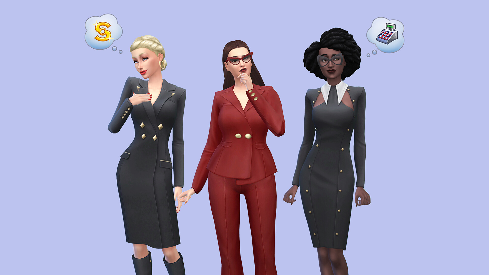 The Sims 4 - Business Chic Kit DLC EU PC EA App CD Key screenshot 1
