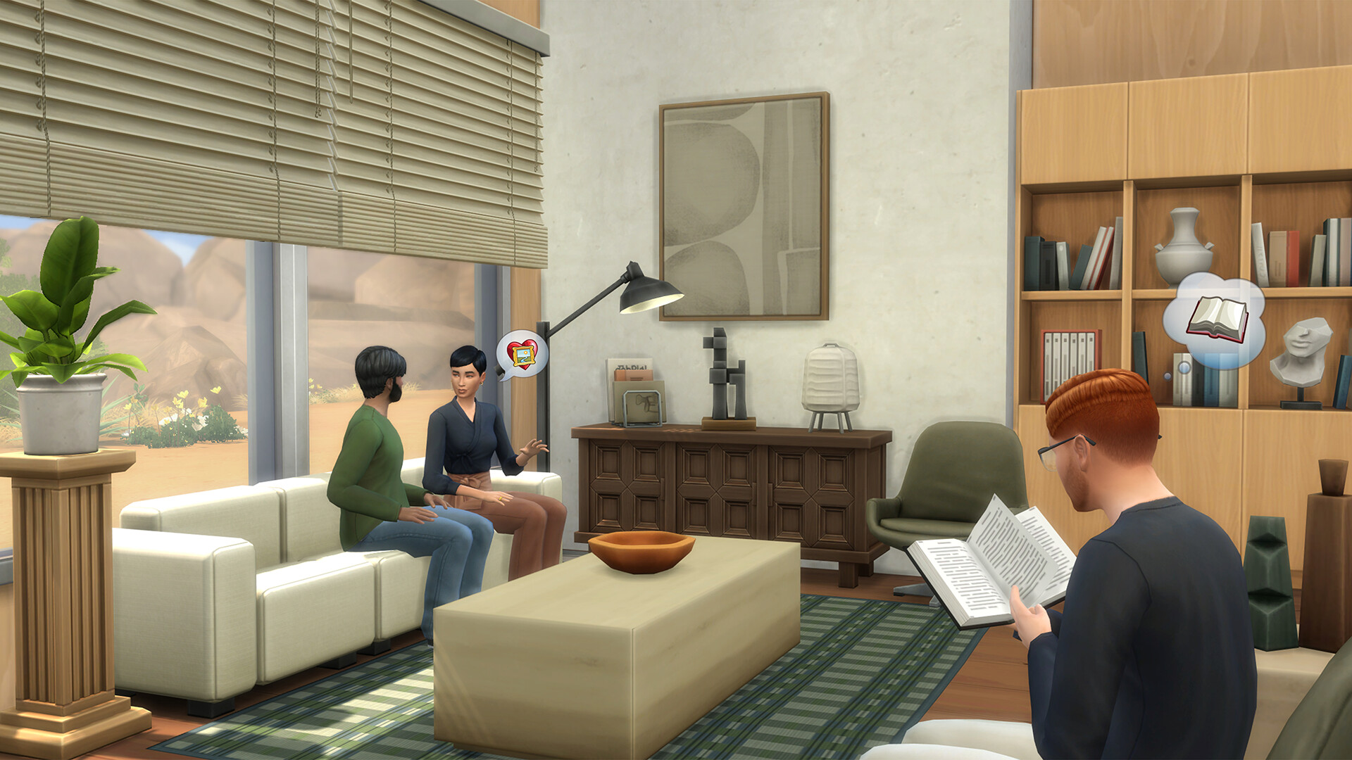 The Sims 4 - Refined Living Room Kit DLC EU PC EA App CD Key screenshot 1