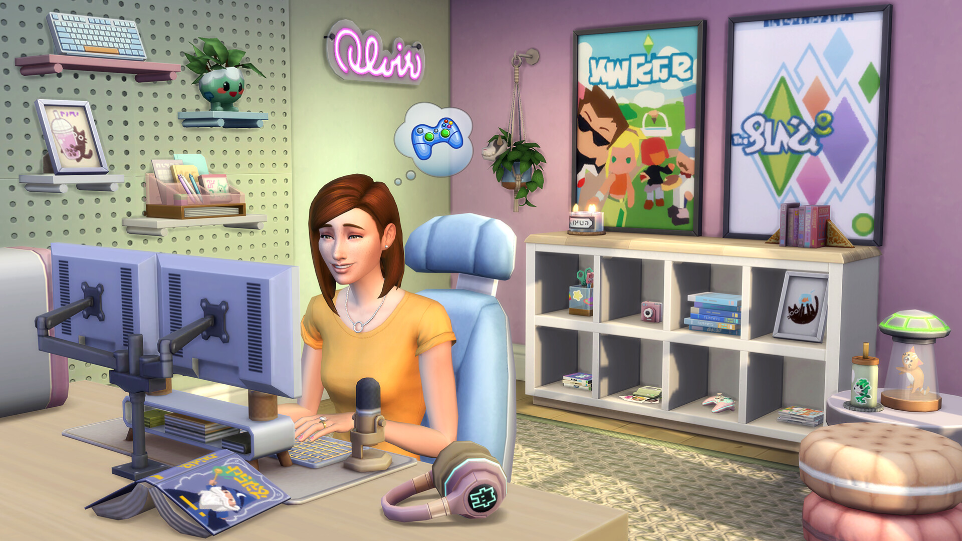 The Sims 4 - Comfy Gamer Kit DLC EU PC EA App CD Key screenshot 1