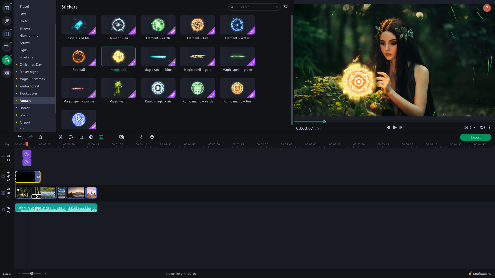 Movavi Slideshow Maker 8 Effects - Cinematic Set DLC PC Steam CD Key screenshot 4