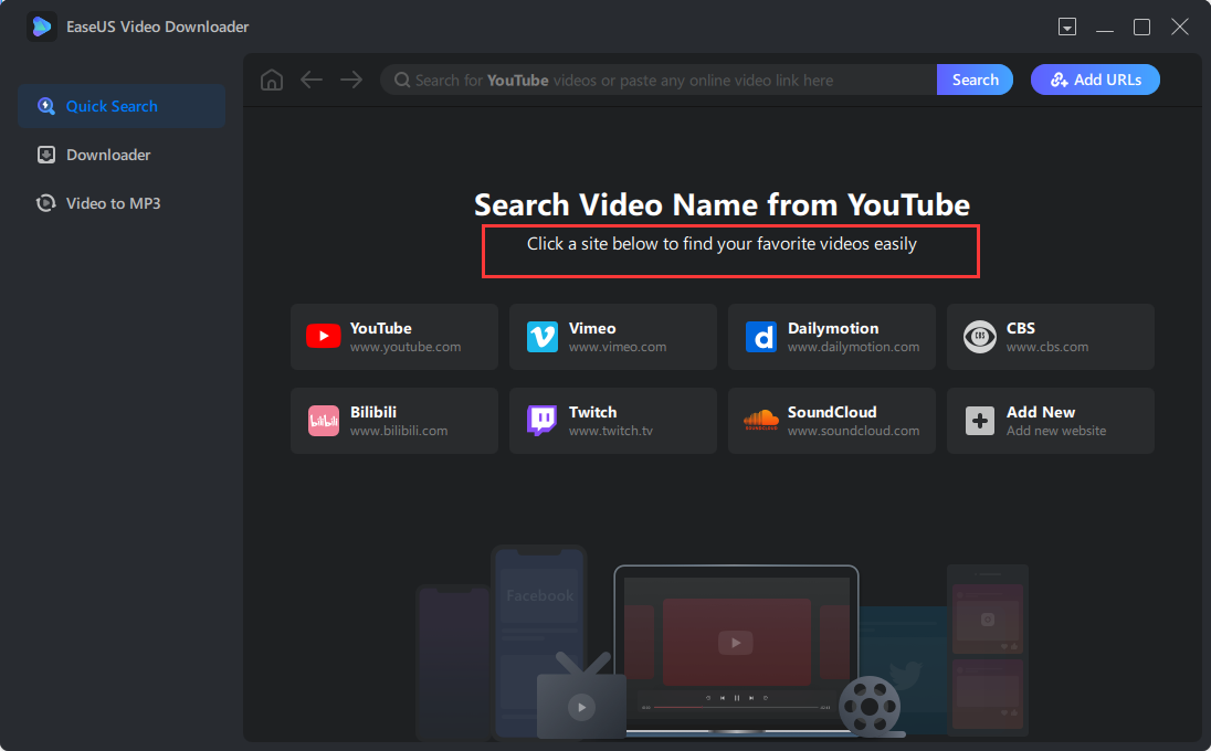 EaseUS Video Downloader Key (3 PCs) screenshot 2