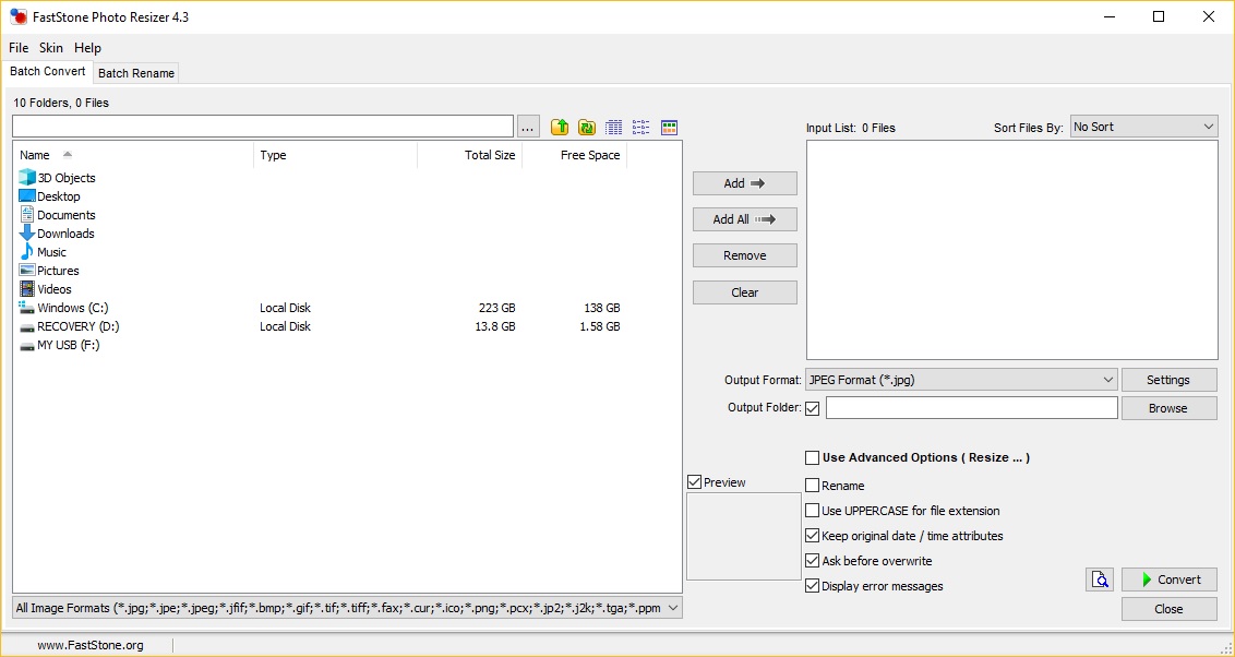 FastStone Photo Resizer 4.3 PC CD Key screenshot 1