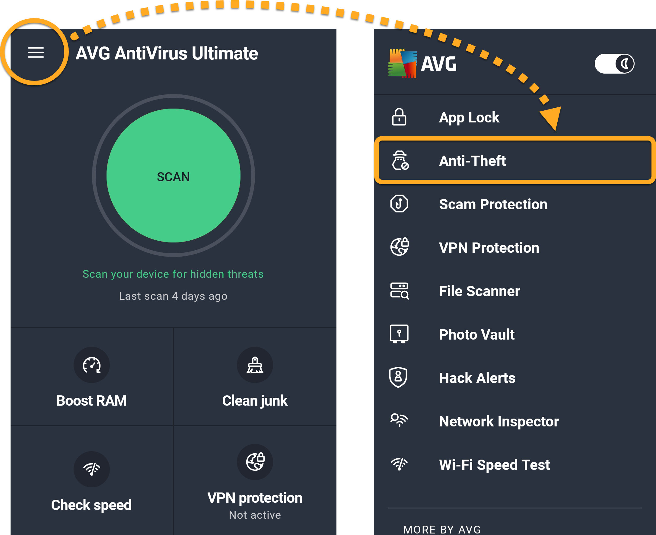 AVG Ultimate 2023 Key (2 Years / 10 Devices) screenshot 1
