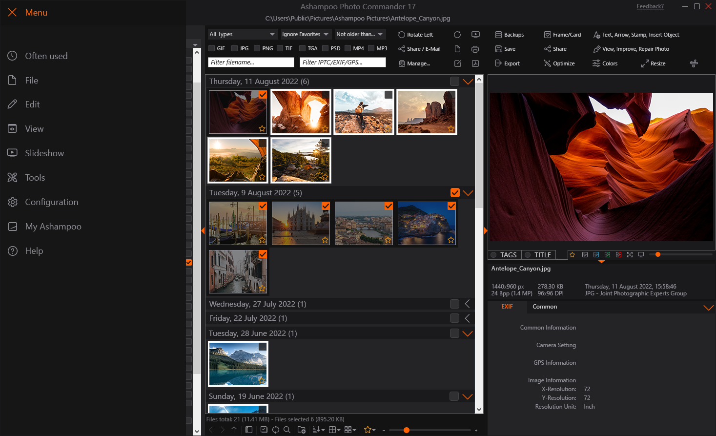 Ashampoo Photo Commander 17 Key screenshot 3
