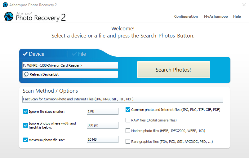 Ashampoo Photo Recovery 2 Activation Key screenshot 2