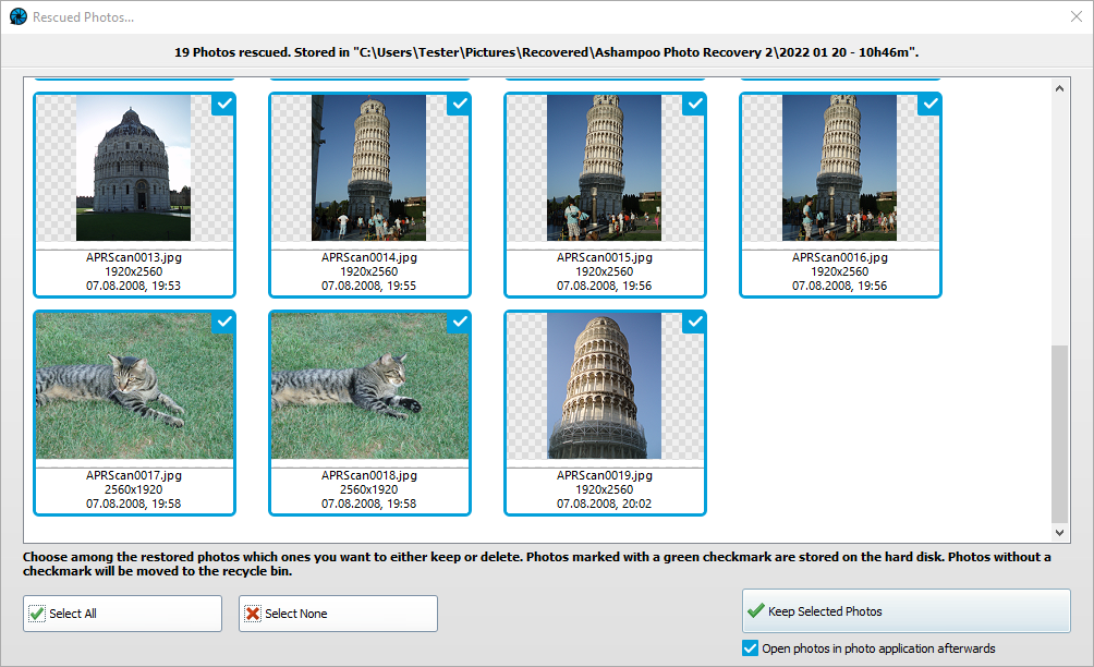 Ashampoo Photo Recovery 2 Activation Key screenshot 4