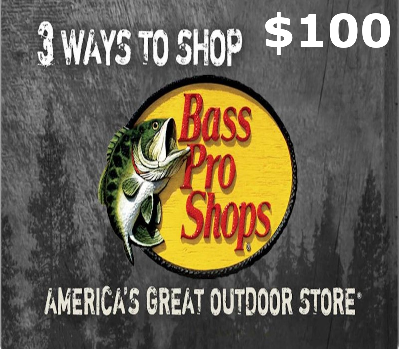 Bass Pro Shops $100 Gift Card US