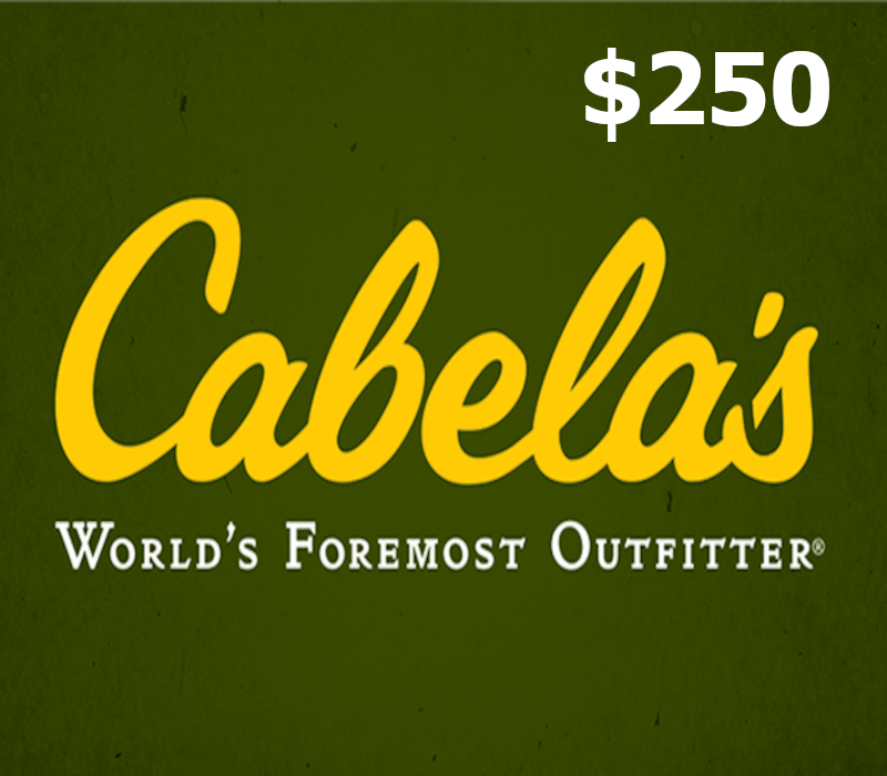 Cabelas C$250 Gift Card CA