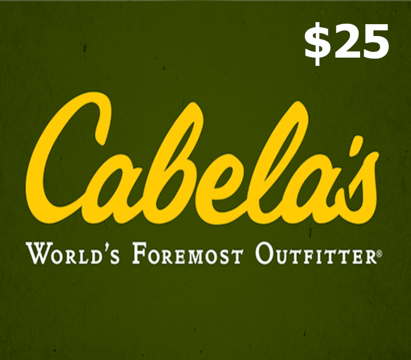 Cabelas $25 Gift Card US