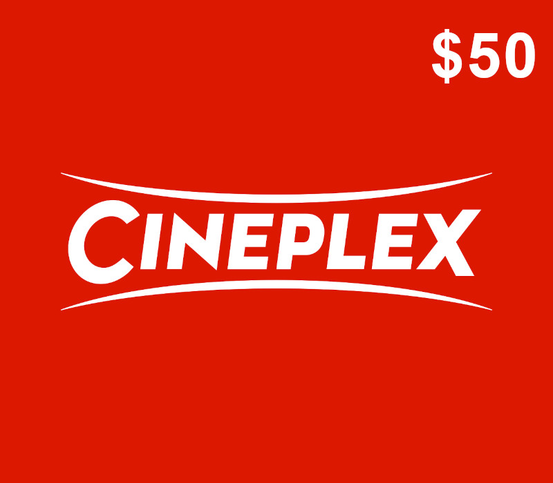 Cineplex $50 Gift Card CA