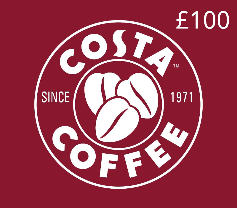 Costa Coffee GBP 100 Gift Card UK