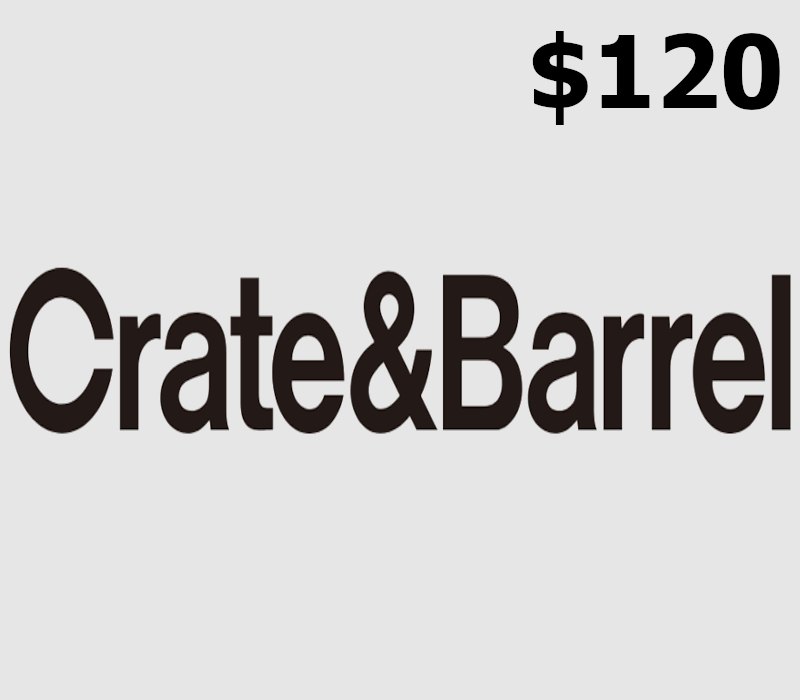 Crate and Barrel USD 120 Gift Card US