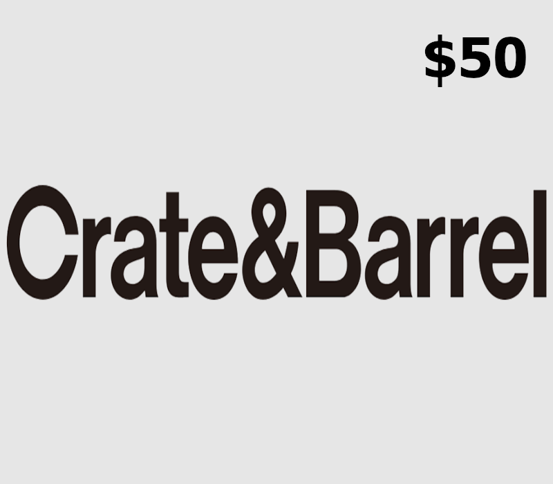 Crate and Barrel $50 Gift Card US