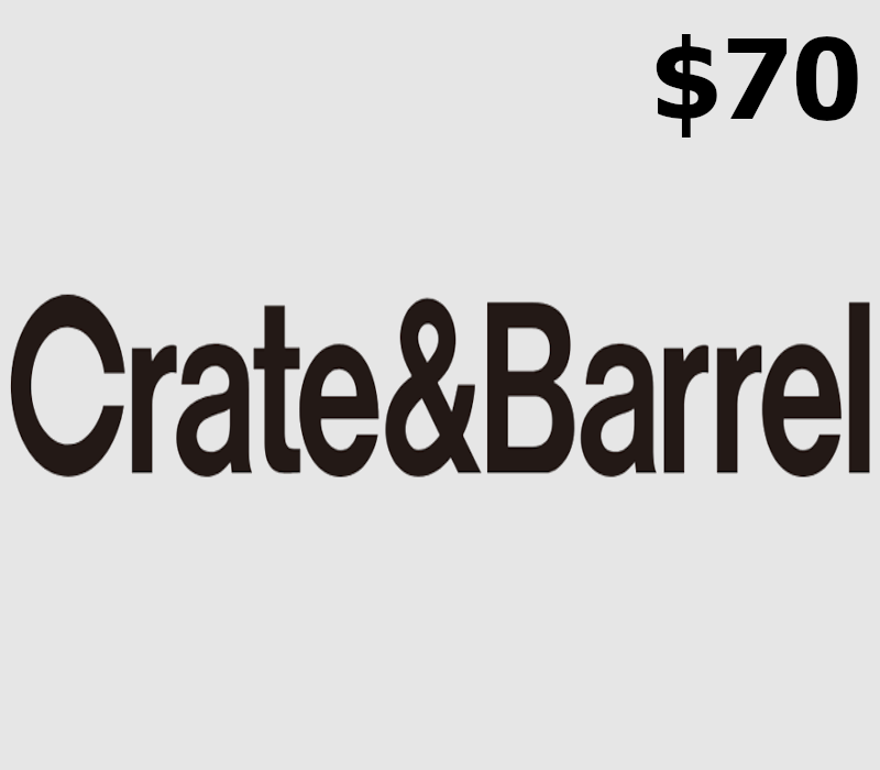 Crate and Barrel USD 70 Gift Card US